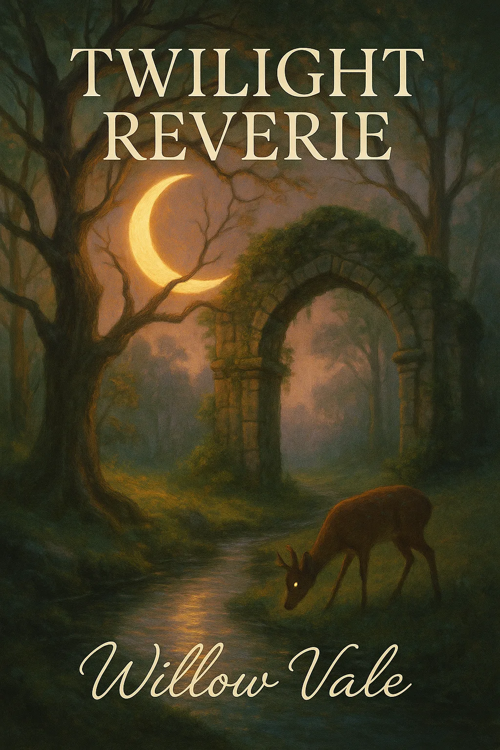 Surreal and Ethereal Album Artwork for a Neo-folk Music Album