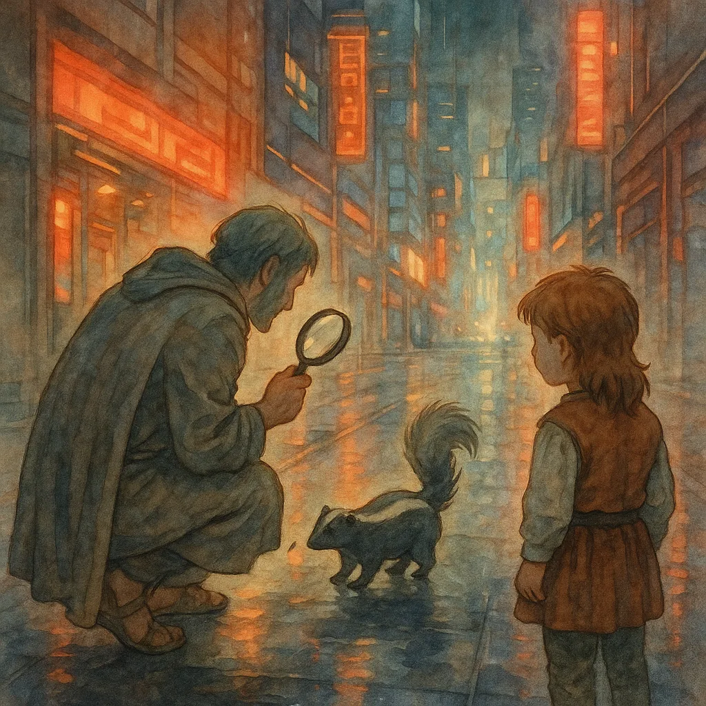 Figure in Soft Watercolor Style