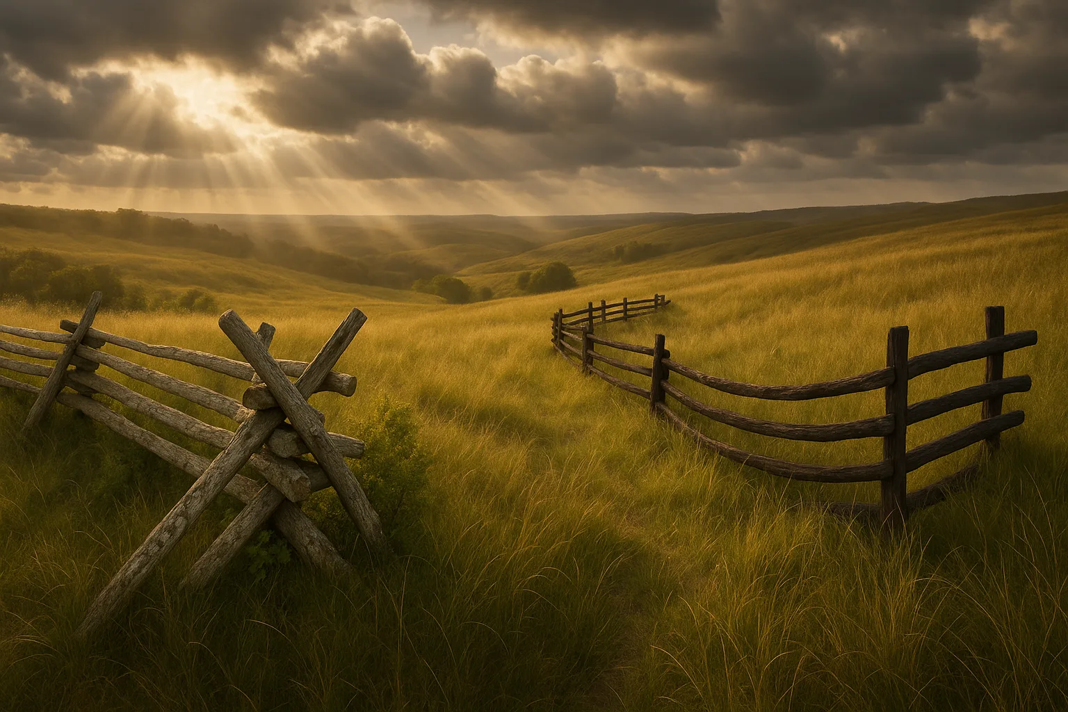 Under a Vast Cloudy Sky