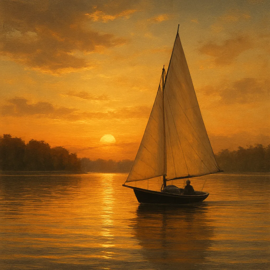 Beneath a Golden Sunset