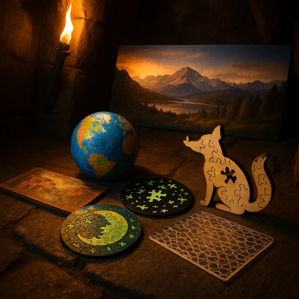 Torch-lit Chambers Filled with Long Shadows