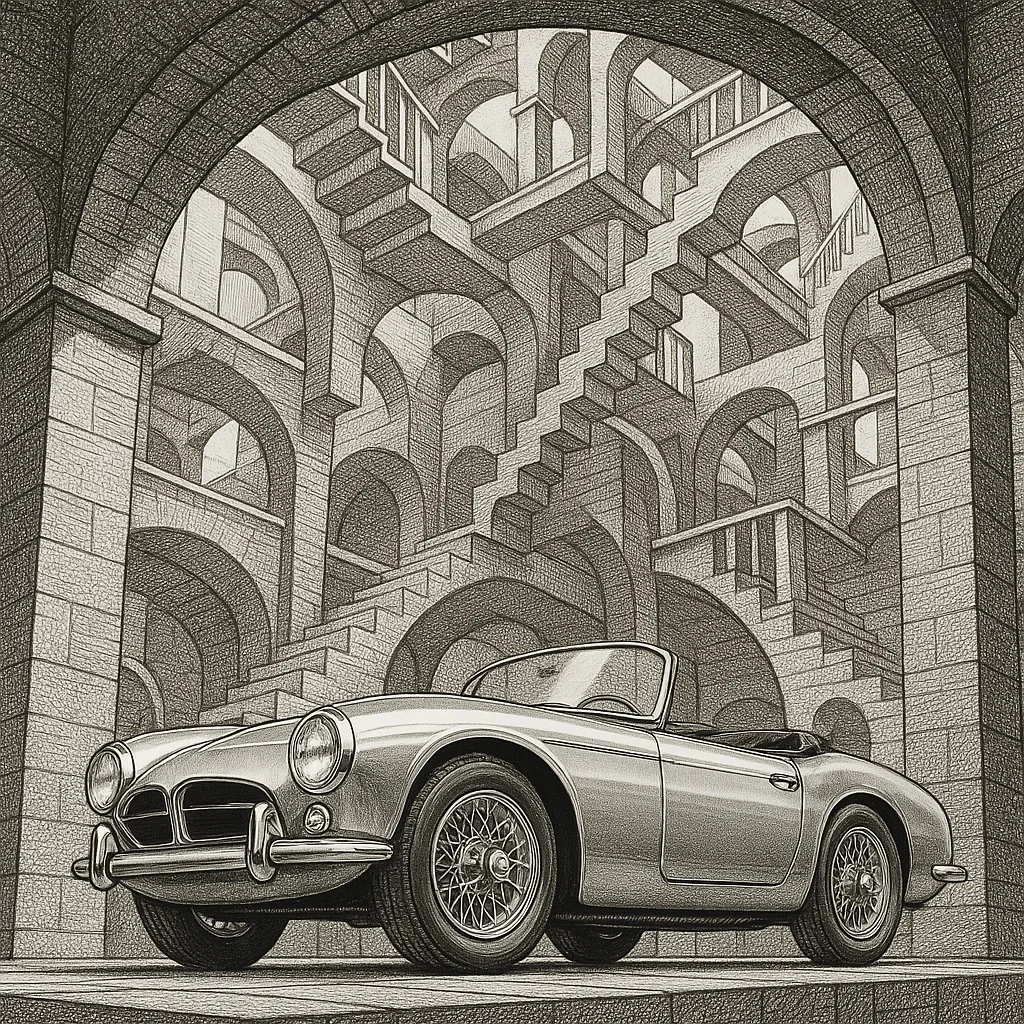Single Metallic Silver Convertible