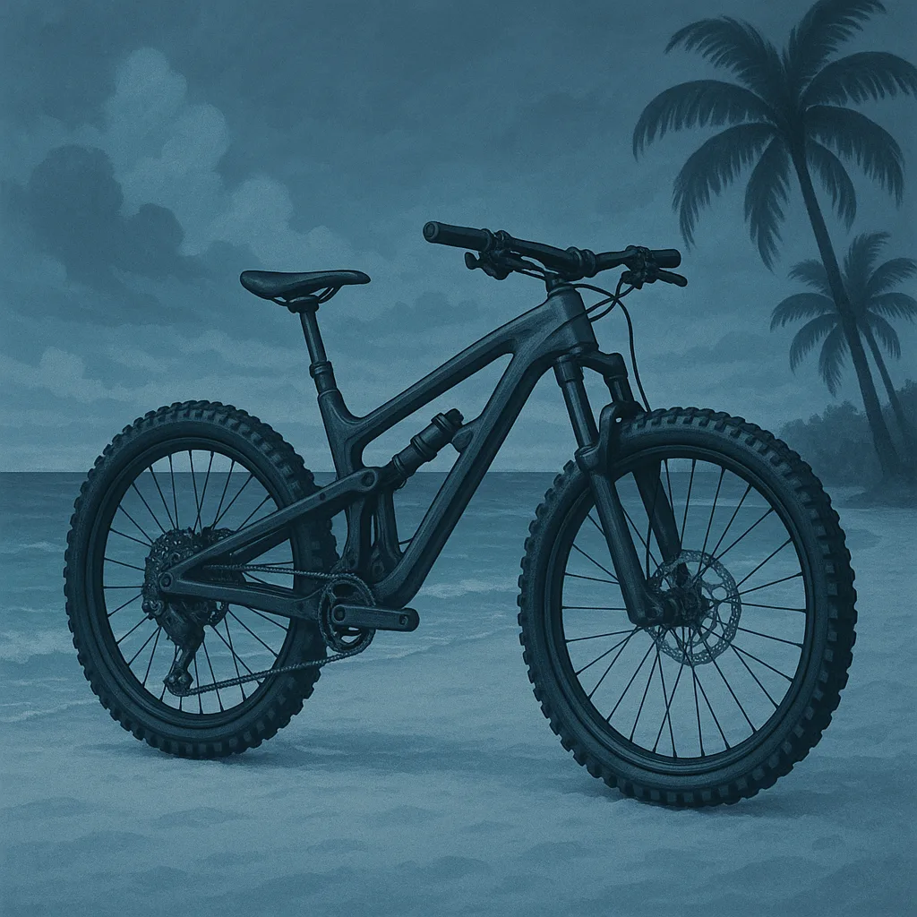 Single Carbon Fiber Mountain Bike