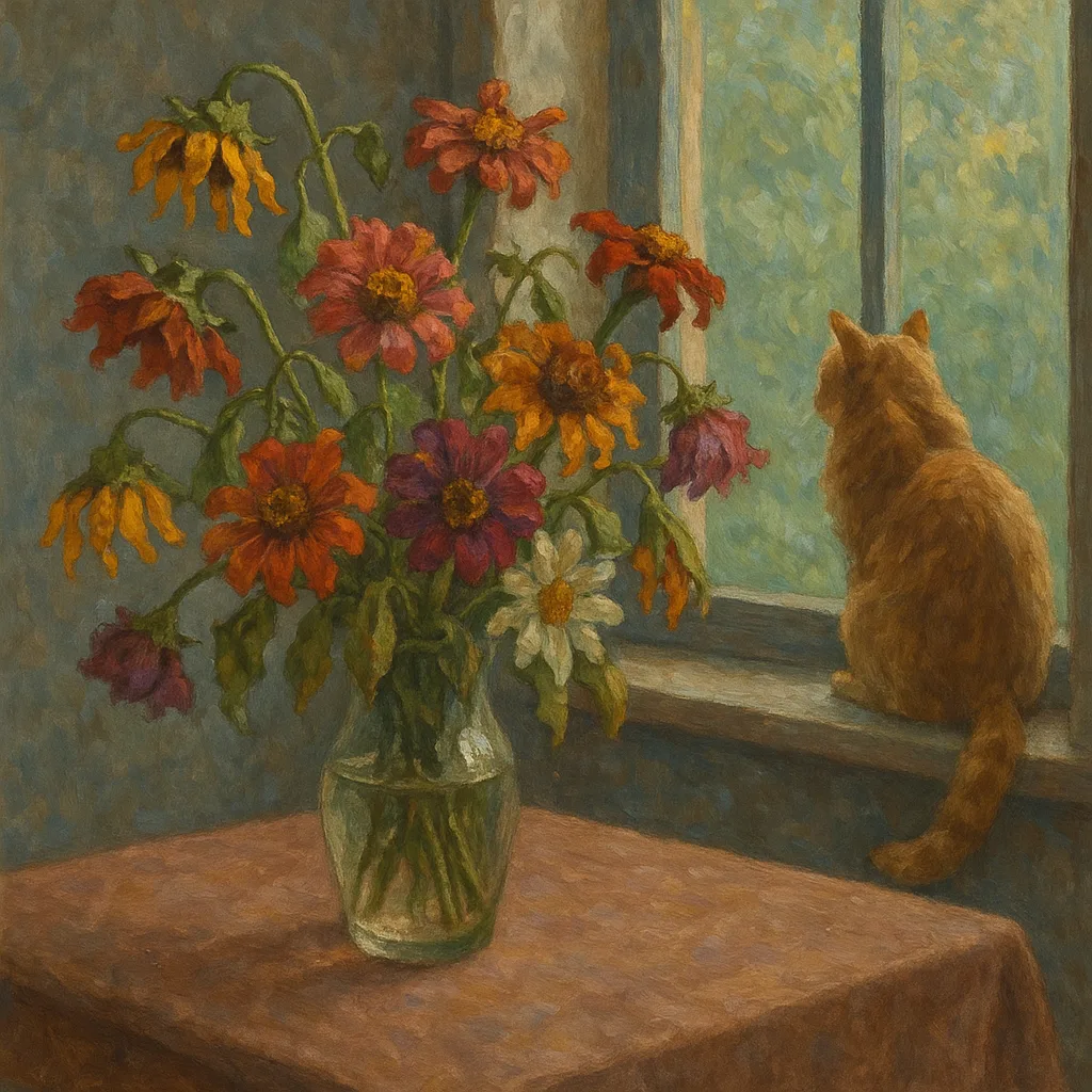 Vase of Colorful