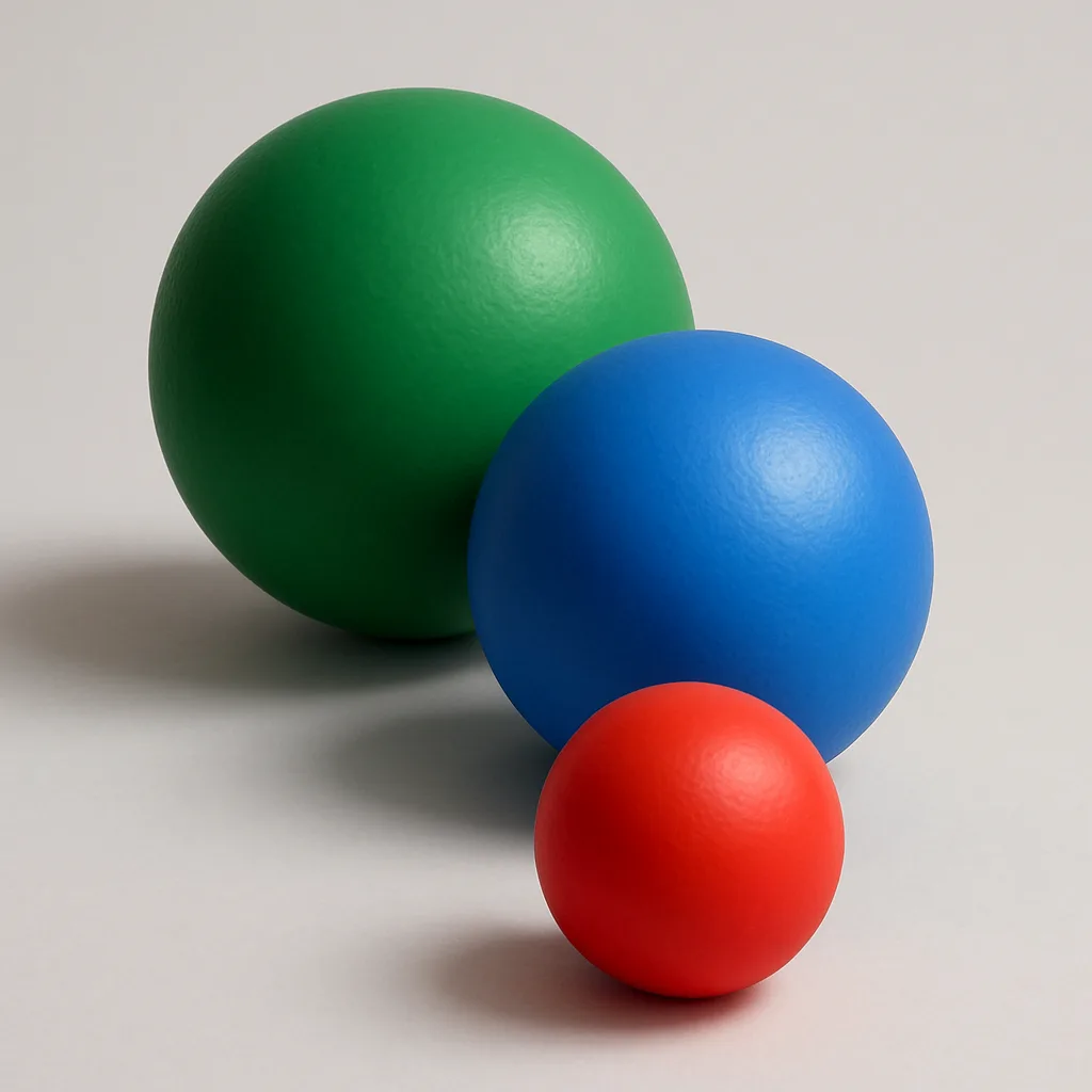 Three Spheres of Different Sizes