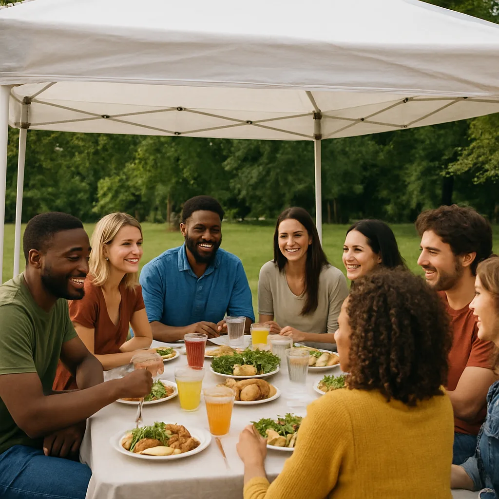 Group of People Seated Around a Table