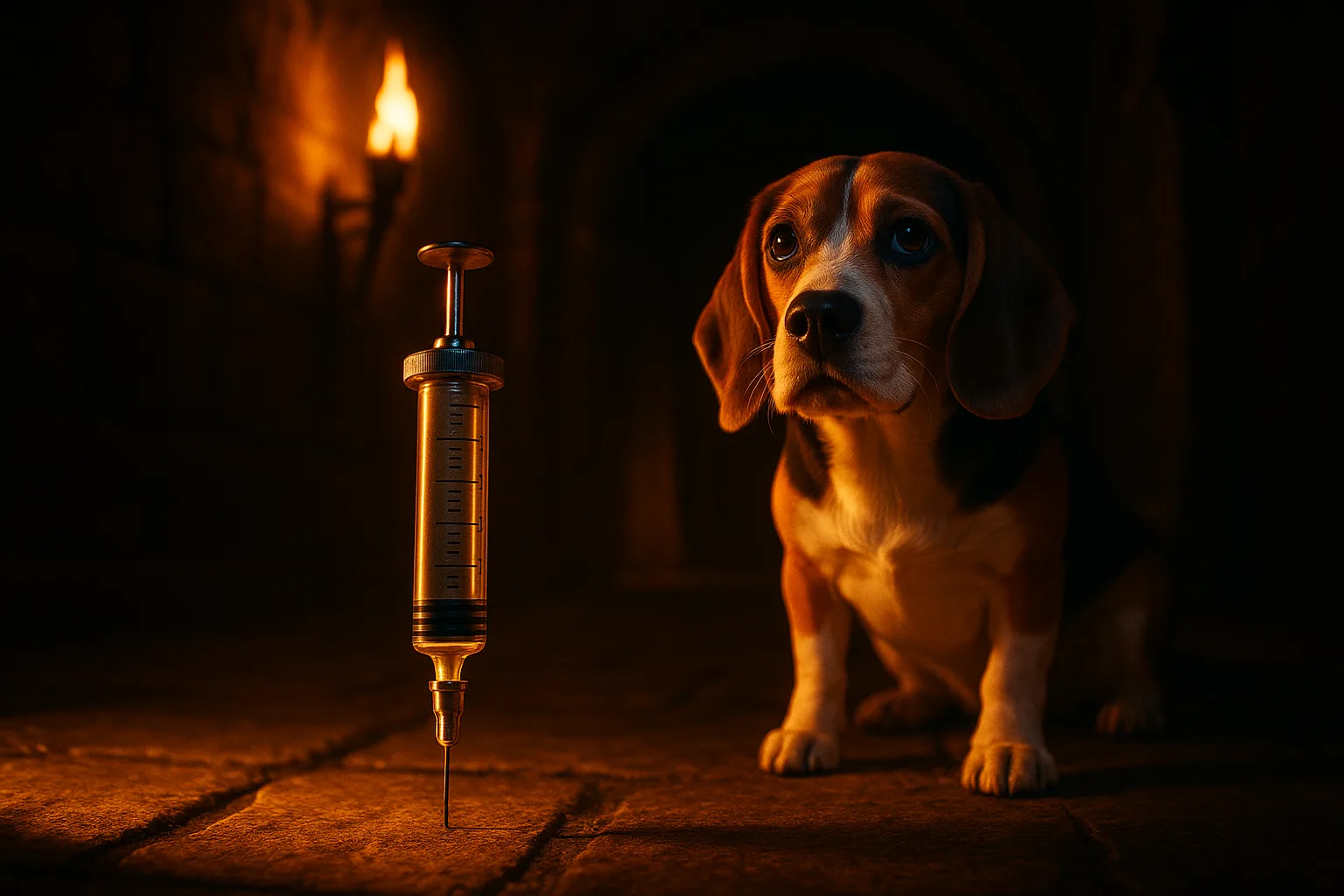 Torch-lit Chambers Filled with Long Shadows