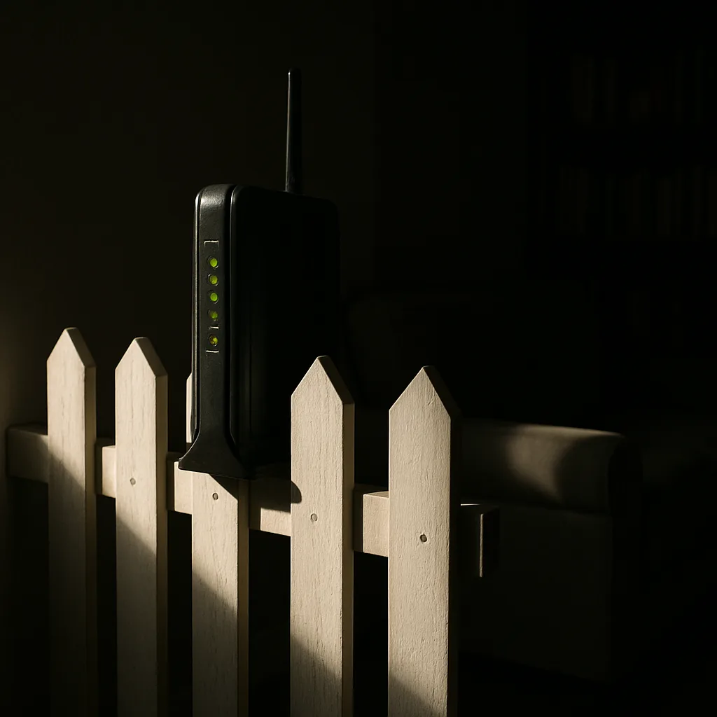 Modem on a Picket Fence Section