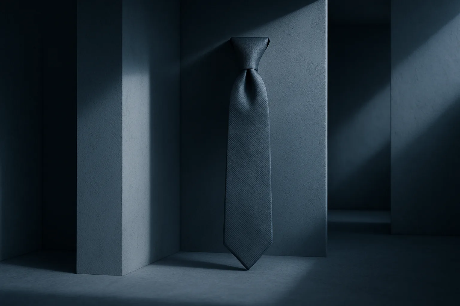 Within a Scene of Clean Minimalist Architecture with Sharp Lines
