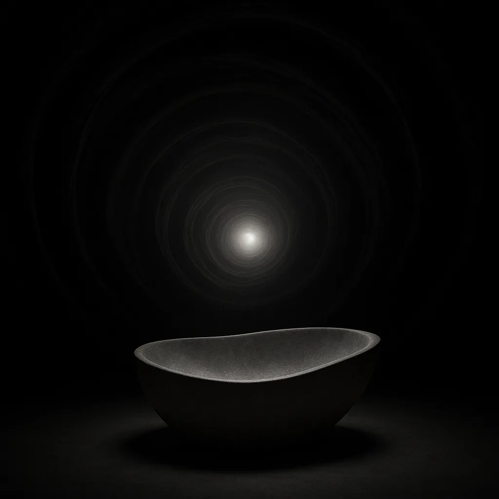 Within an Artistic Representation of a Black Hole or Wormhole
