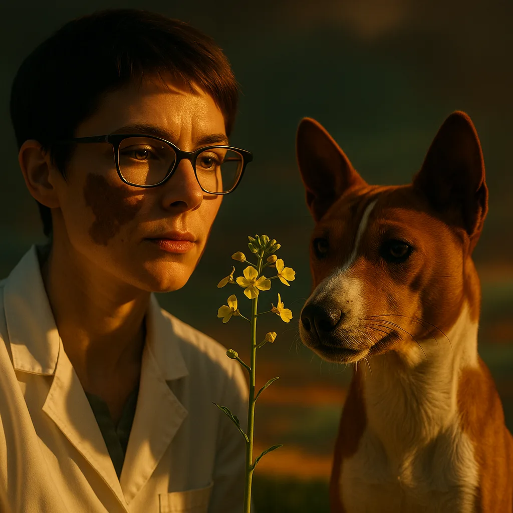 Pixie-cut Scientist Researcher