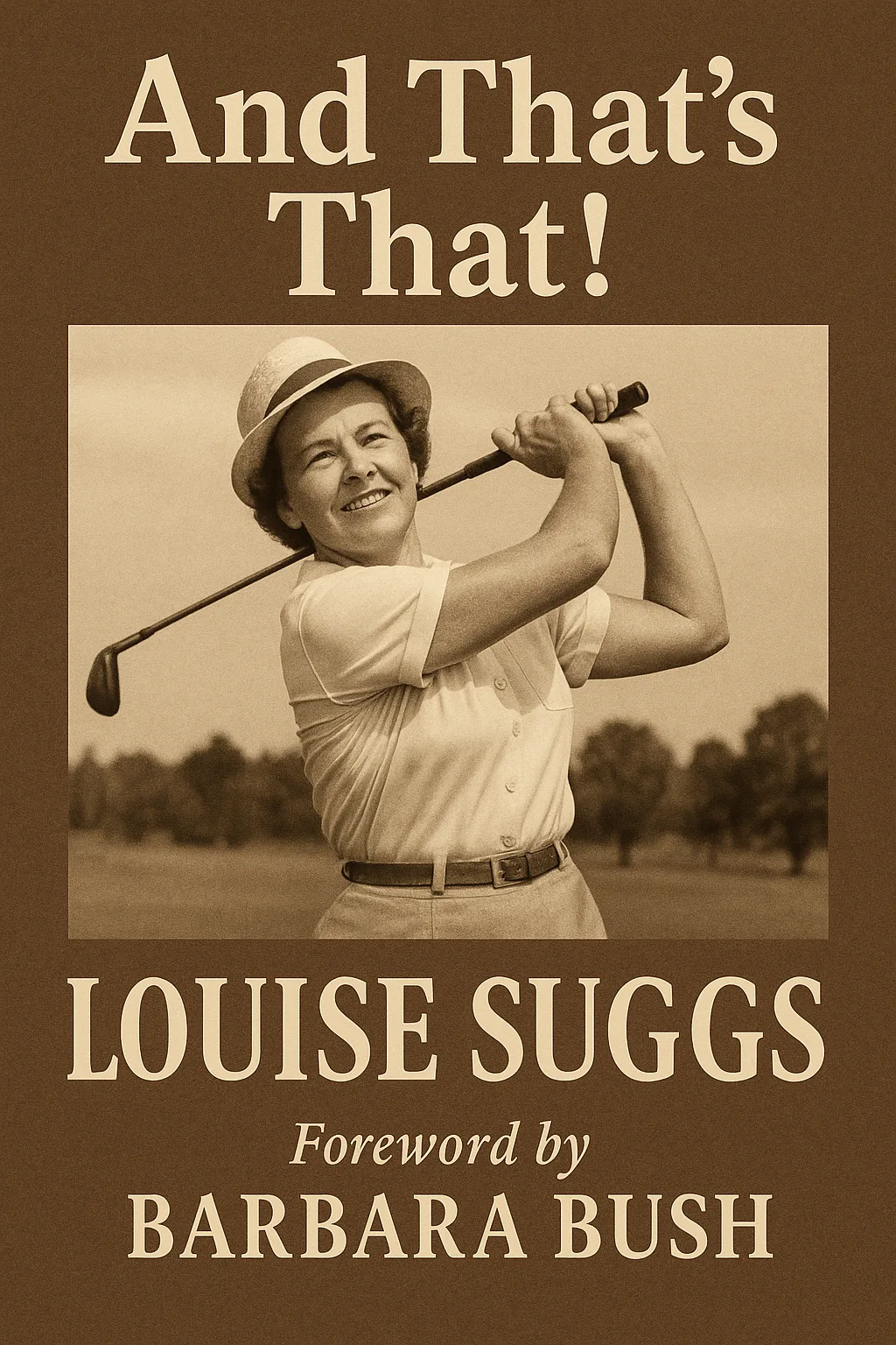Vintage Photo of a Golfer Wearing a Hat