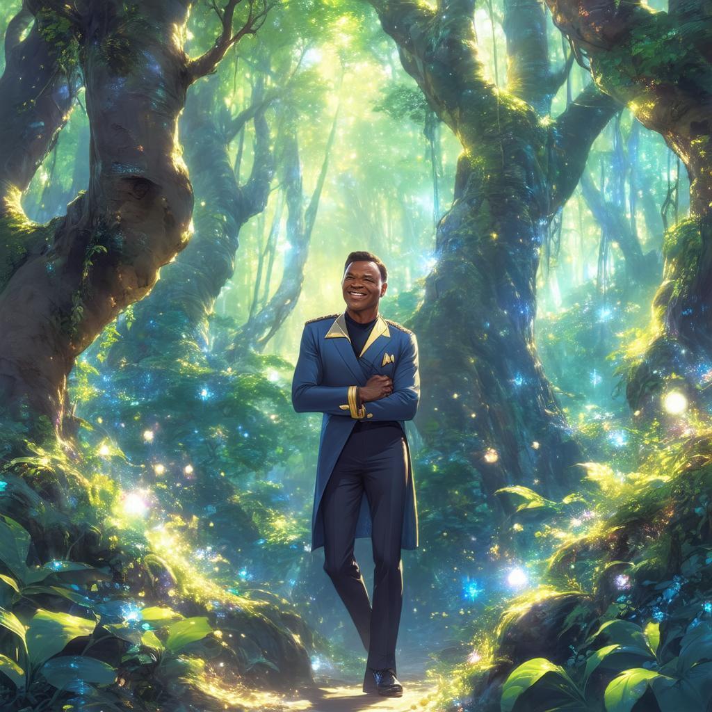Nat King Cole in an Enchanted Star Trek Forest