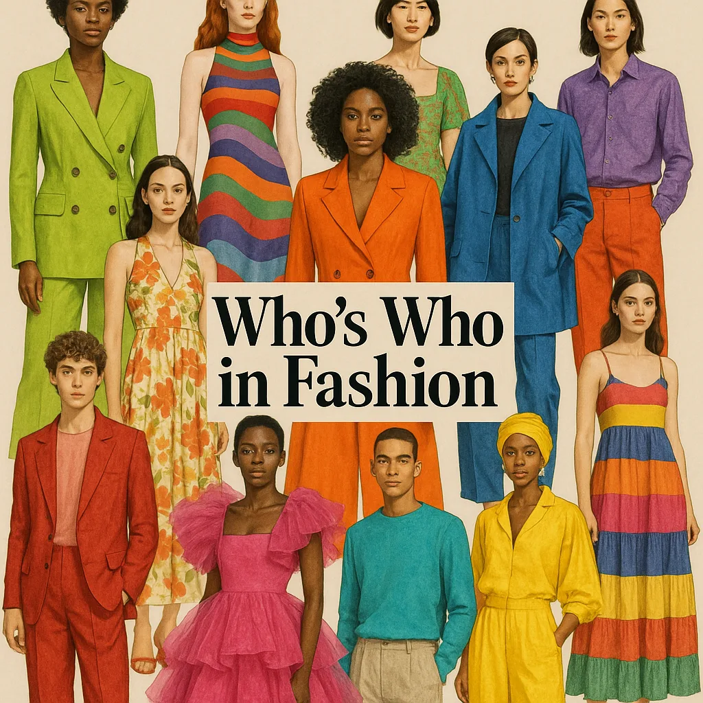 Collage of Diverse Fashion Designs and Models