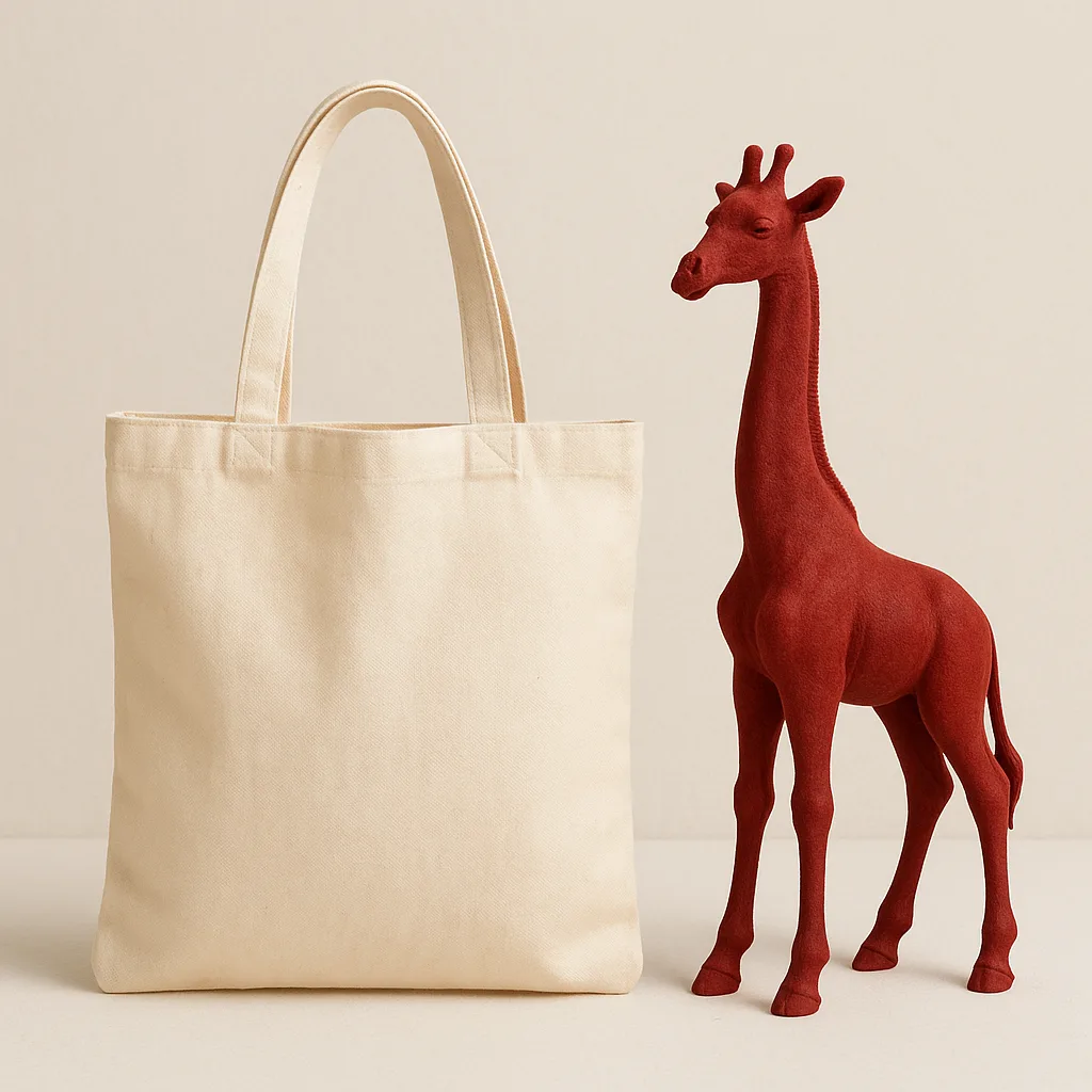 Tote Bag in a Cream Color