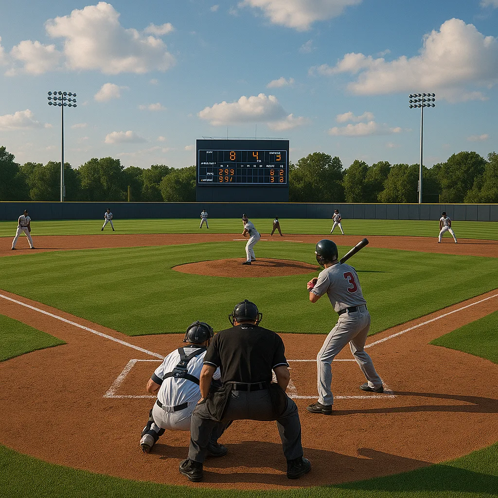 Baseball Game in Progress