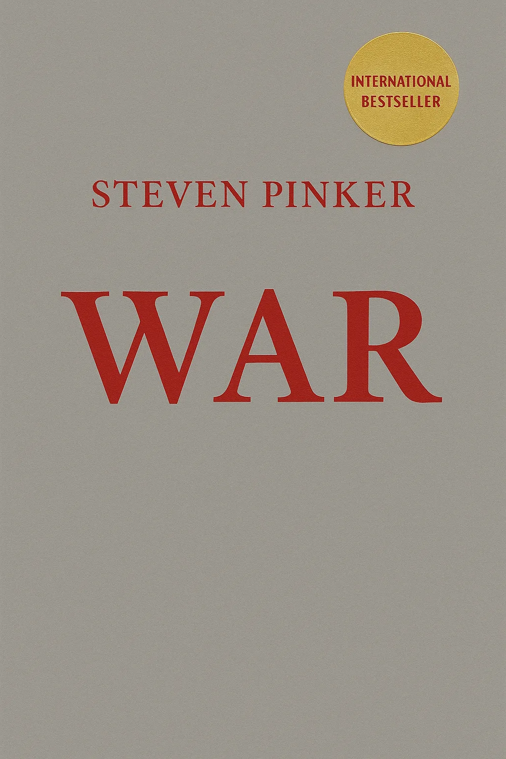 Minimalist Book Cover Featuring a Gray Background