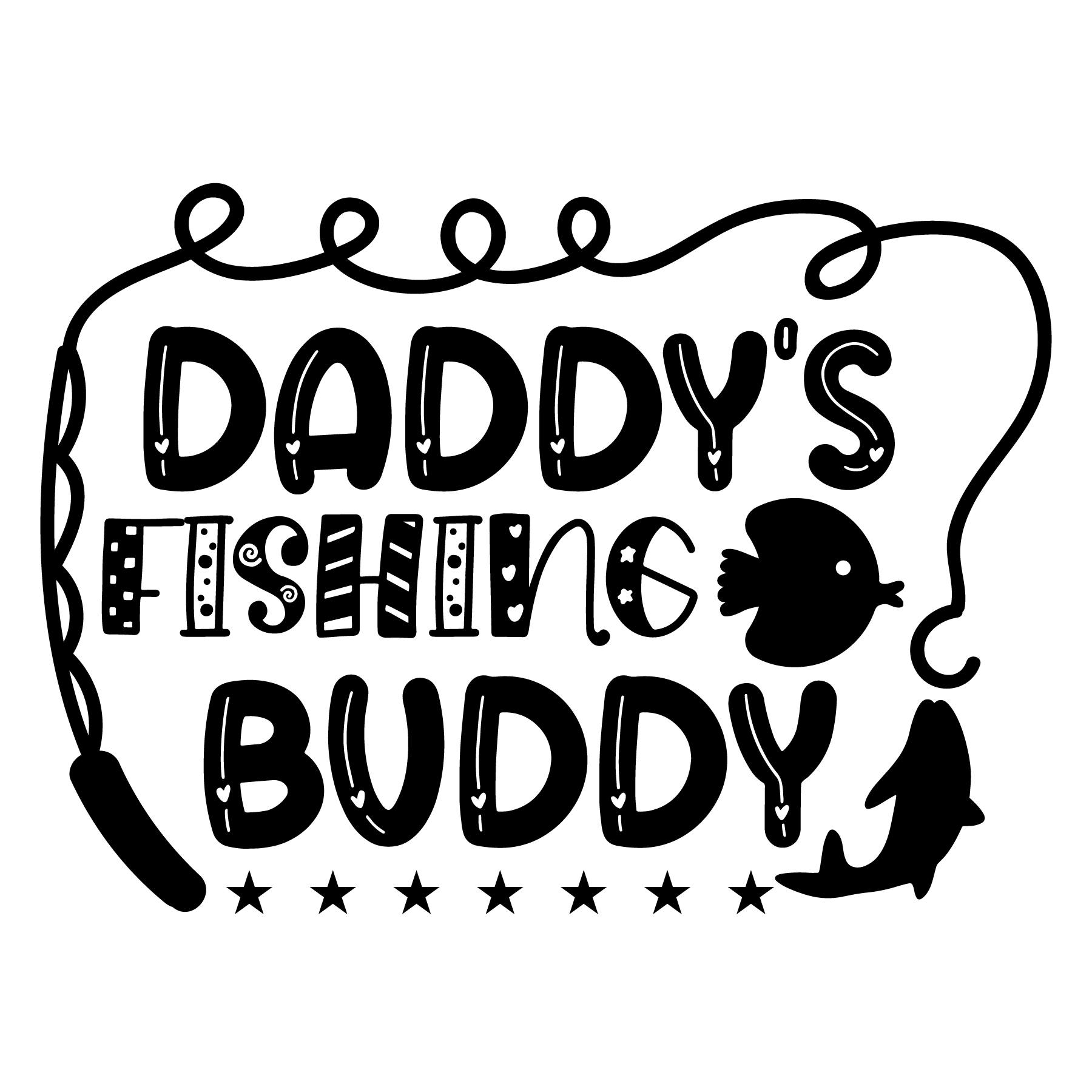 SVG: Daddy Fishing Buddy