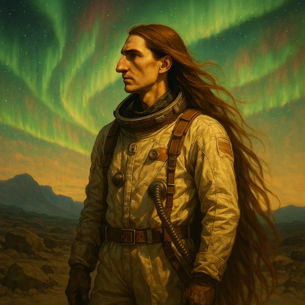 Male Exploration and Adventure Pioneer Astronaut