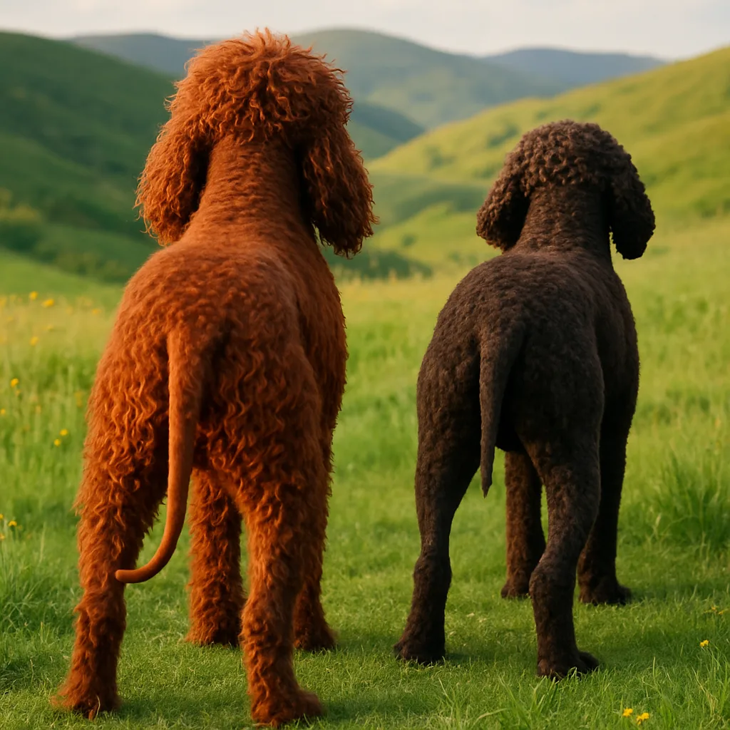 Powerfully Built Irish Water Spaniel