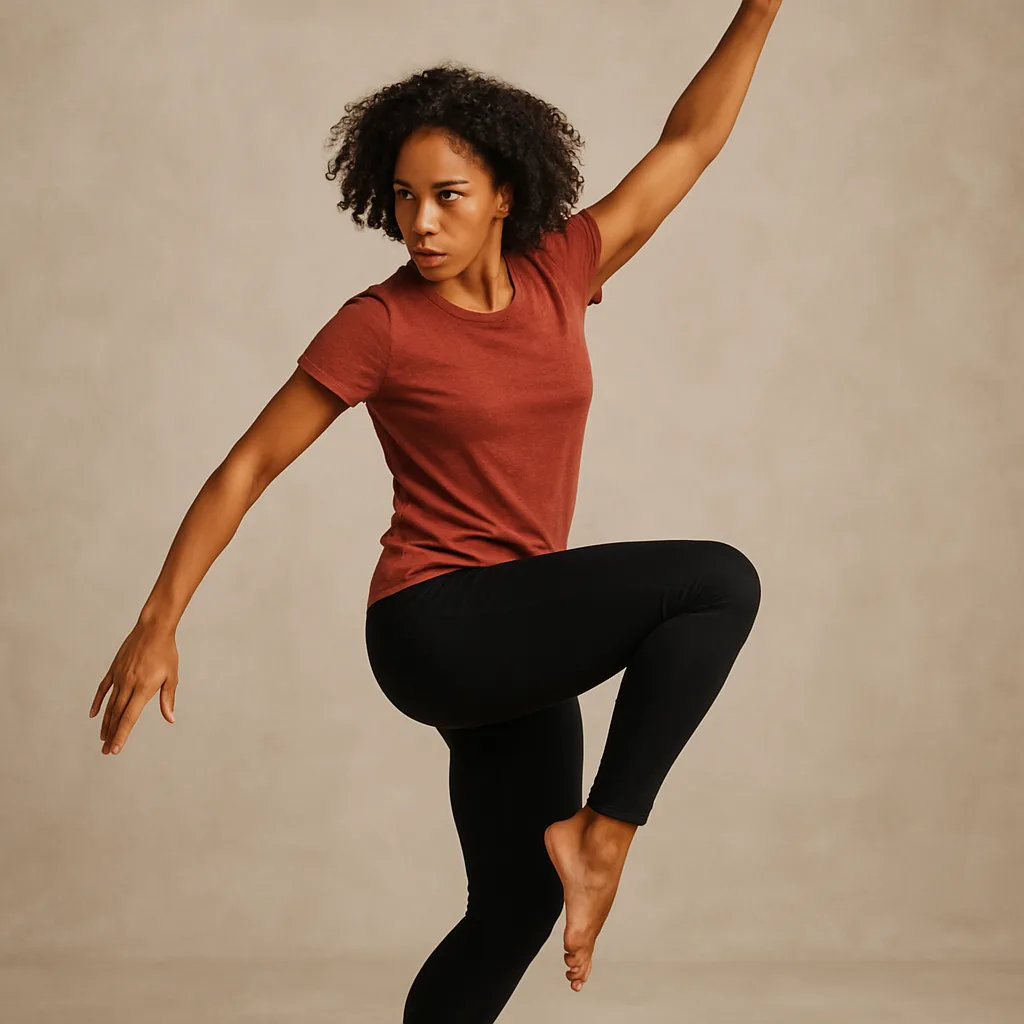 Dynamic Stance Frozen in the Midst of Action
