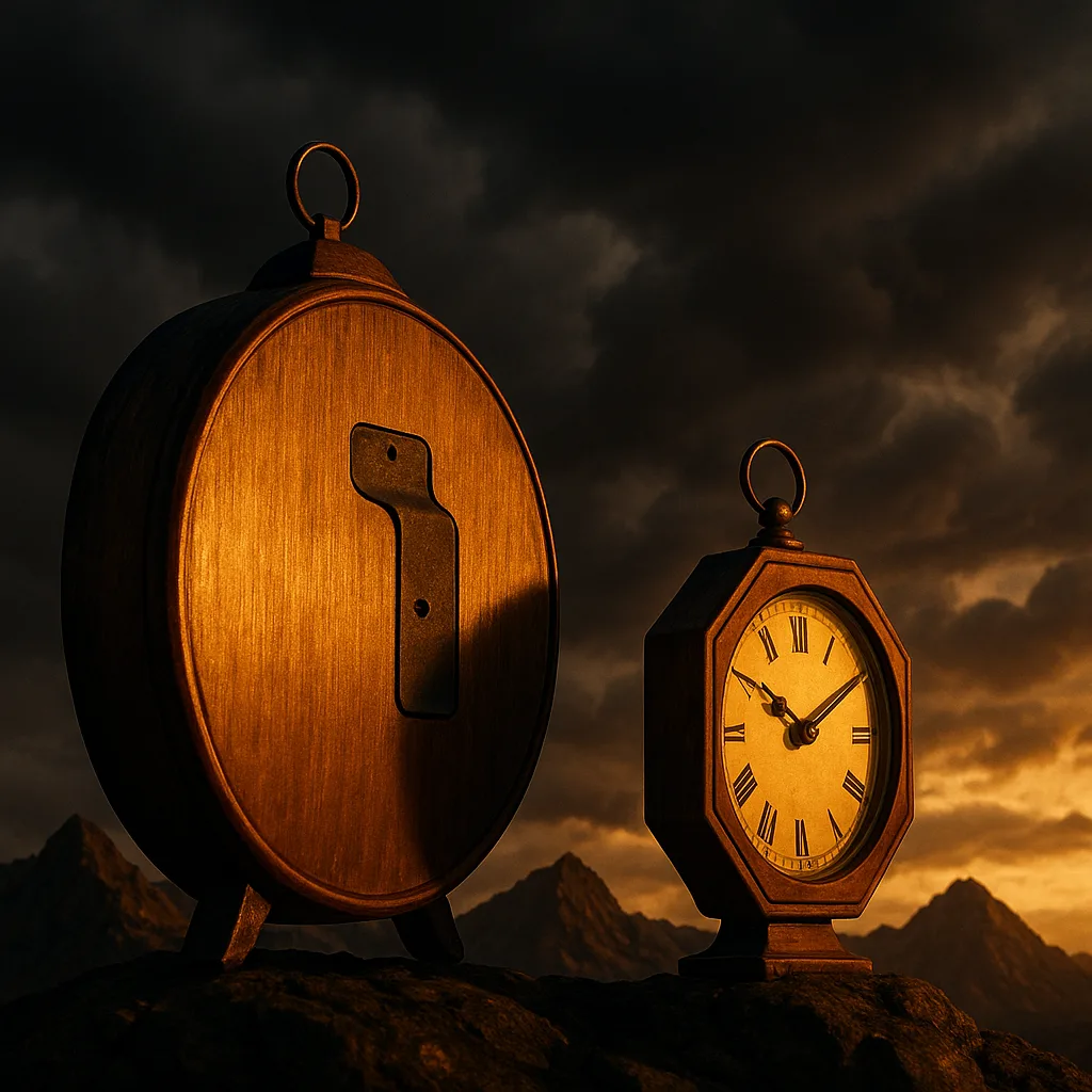 Two Varied Wall Clocks