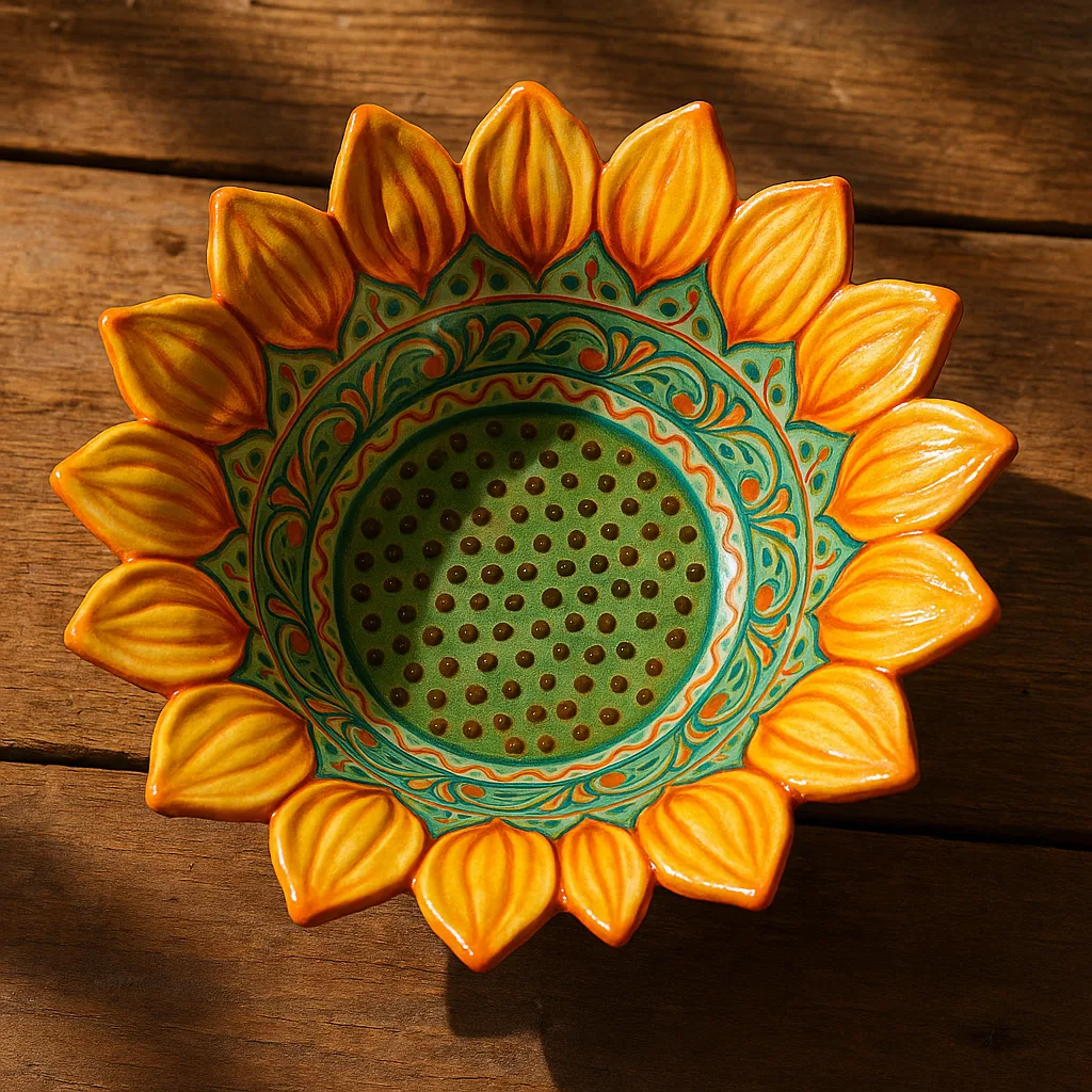 Convey an Image of a Ceramic Bowl Shaped Like