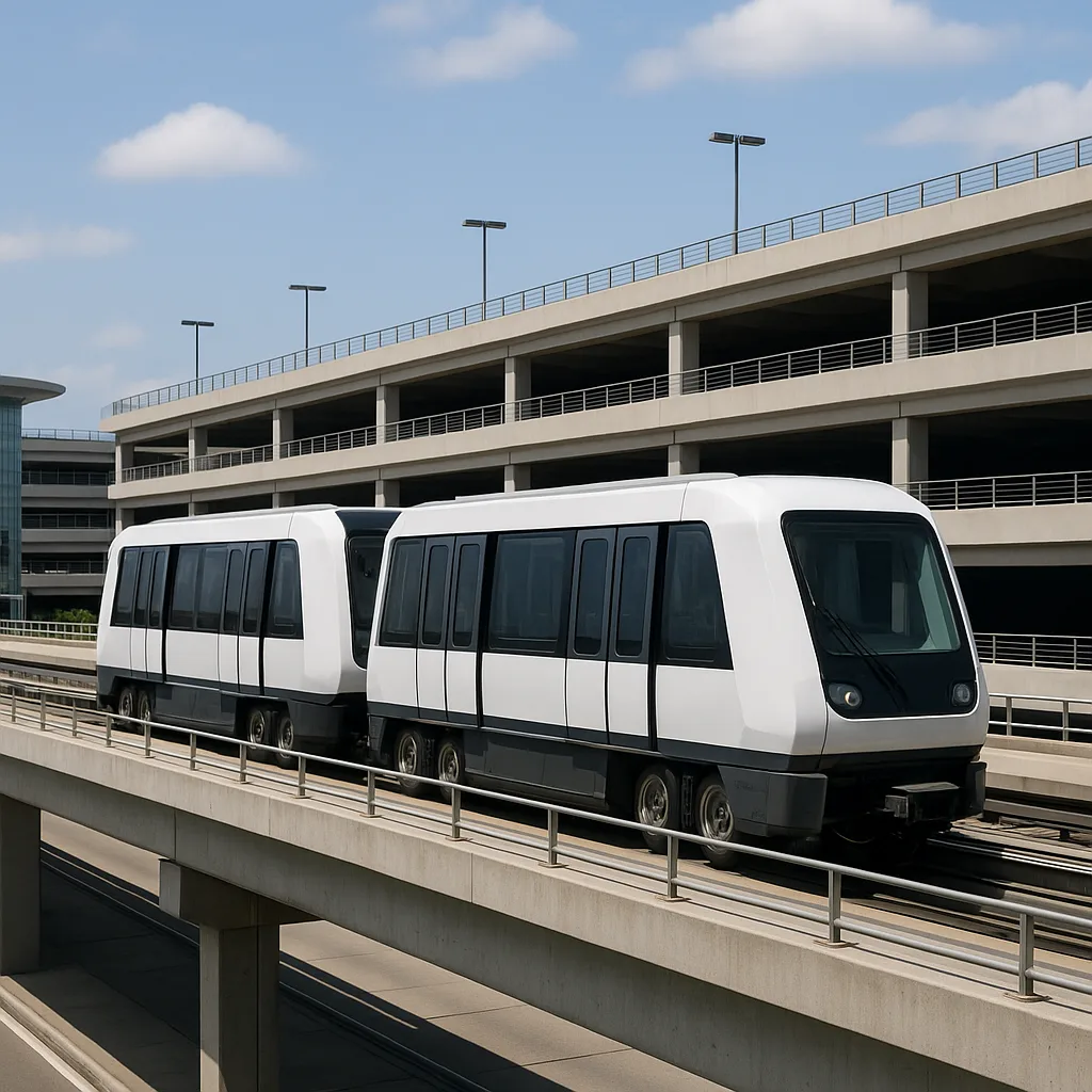 Modern Airport Transit System with Two