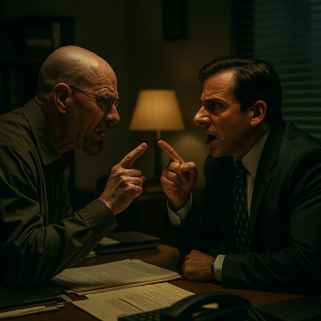 Walter White and Michael Scott