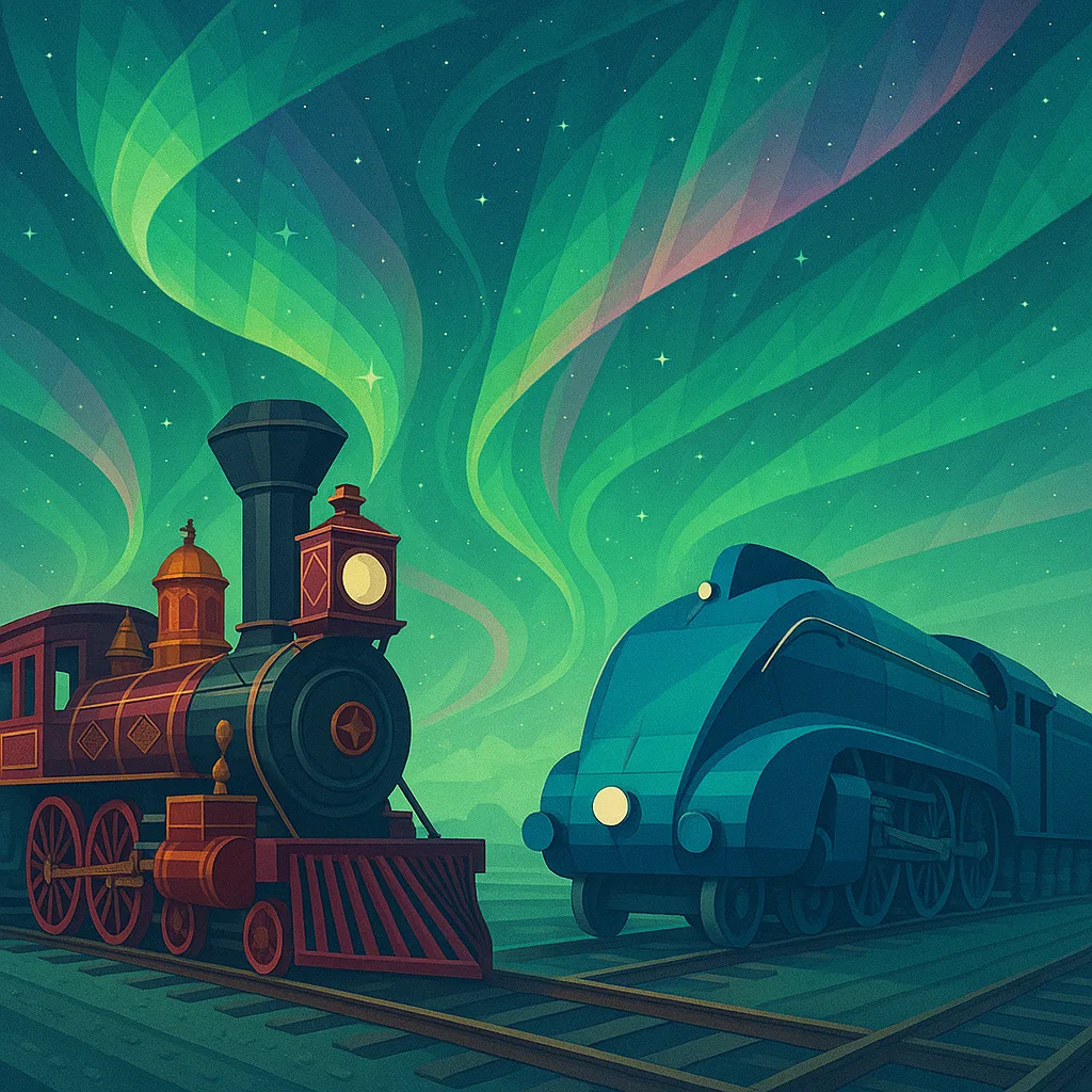 Vibrant Aurora Borealis