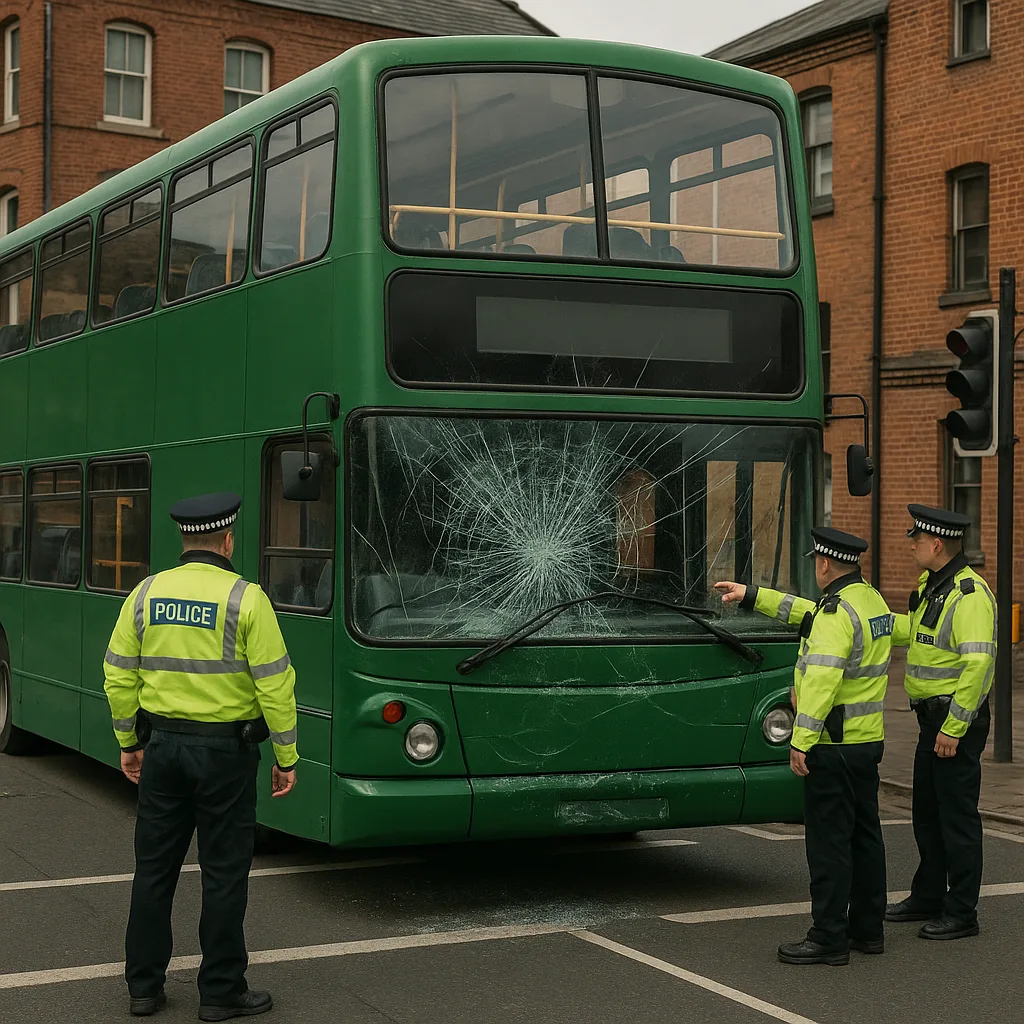 Green Double-decker Bus