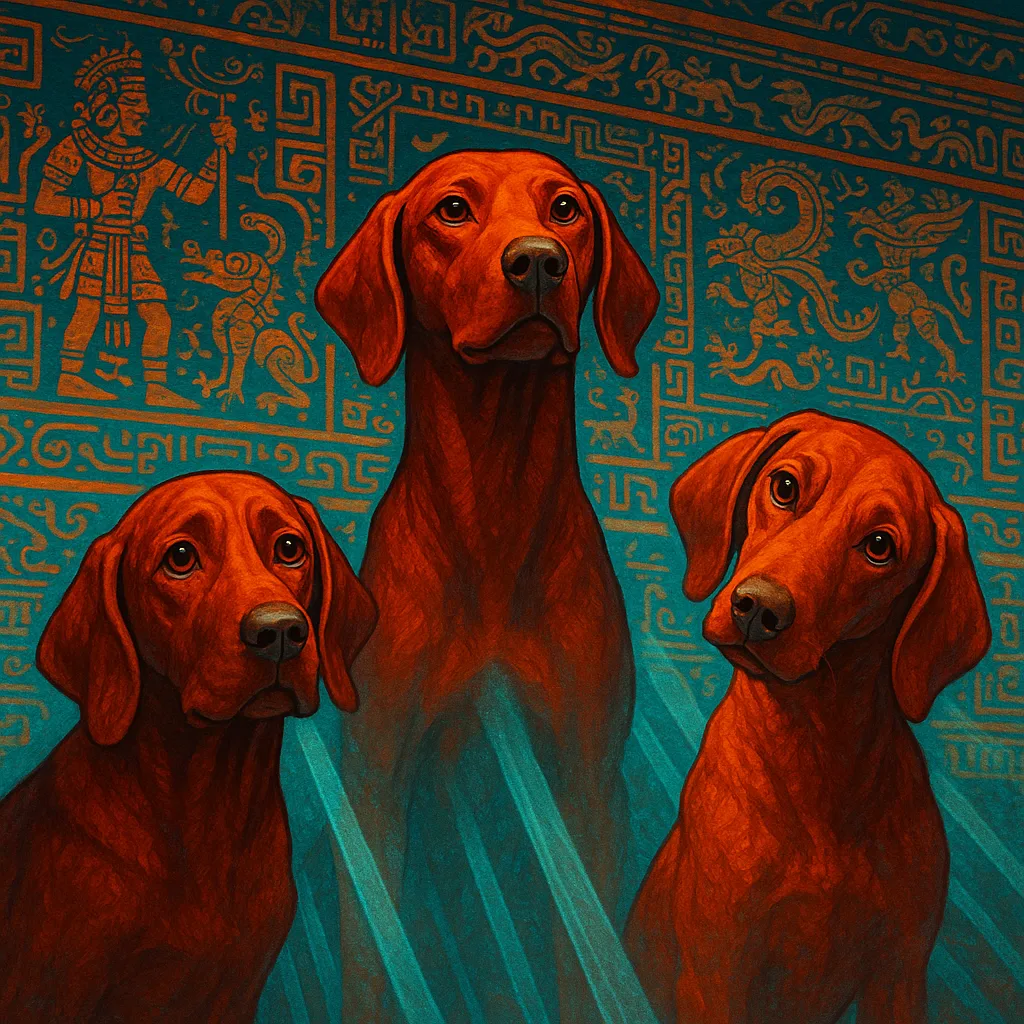 Three Distinct Redbones—the First a Rich Mahogany