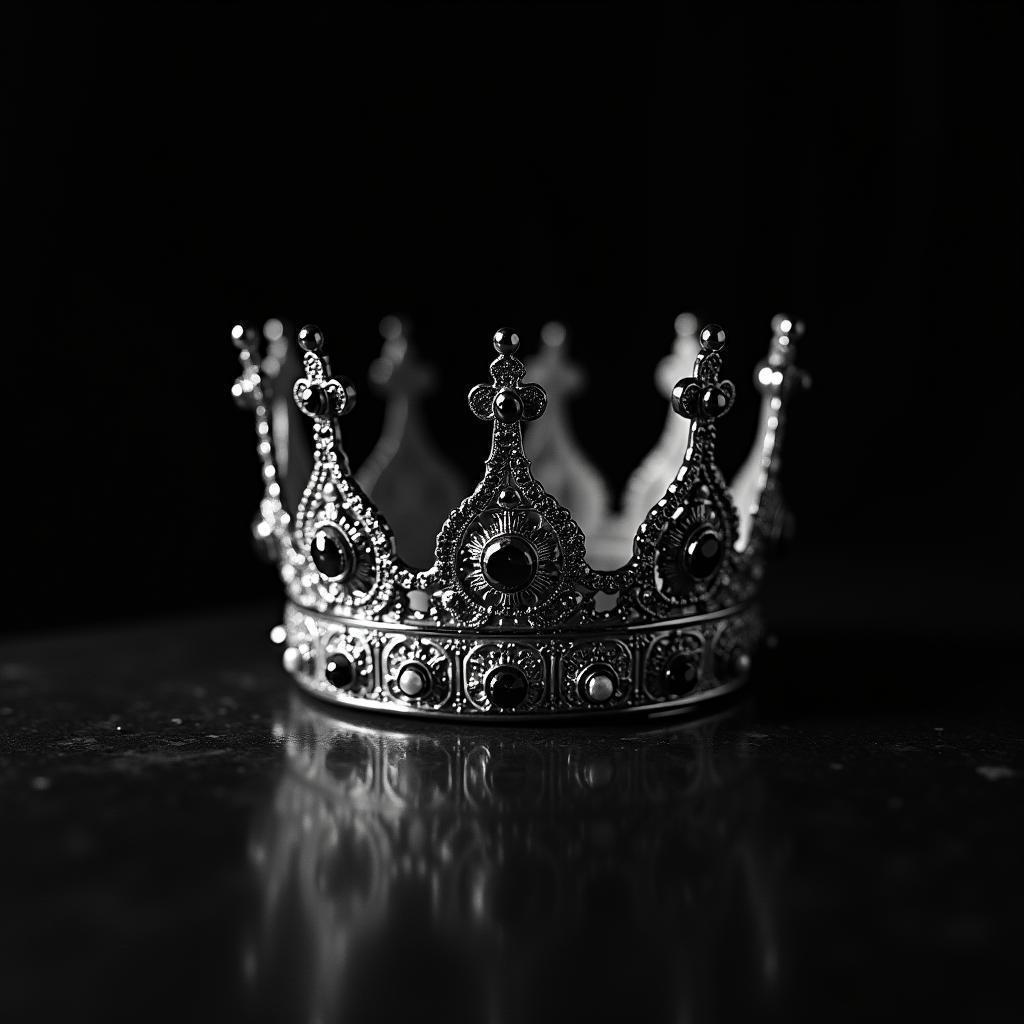 Timeless Crown in Grainy Fomapan Black and White