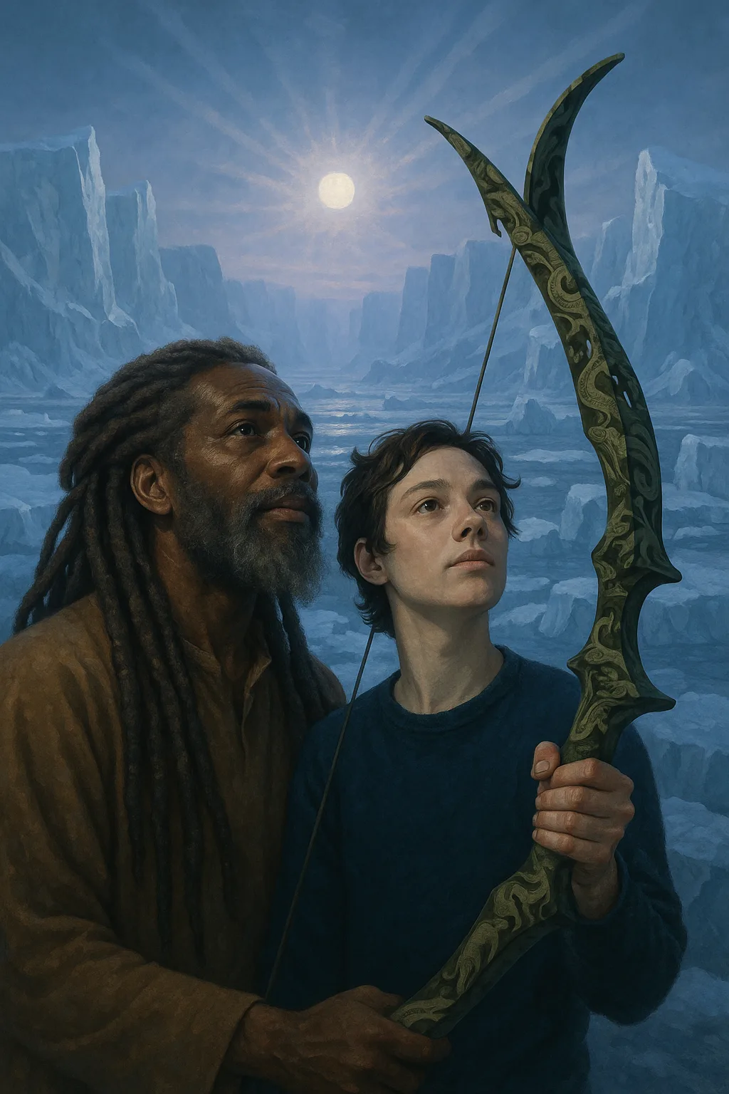 Dreadlocked Sage and an Androgynous Artist Share a Hopeful Skyward