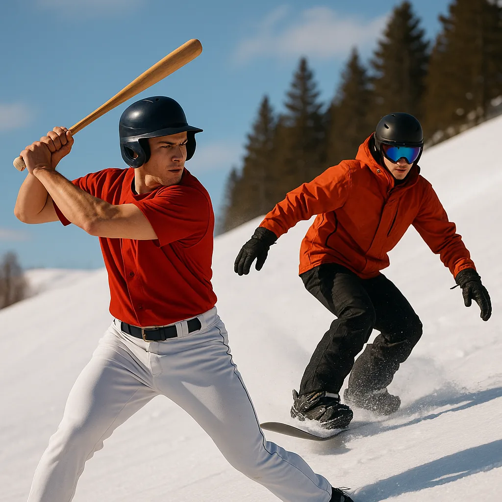 Describe a Scenario Where Someone Is Using a Baseball Bat