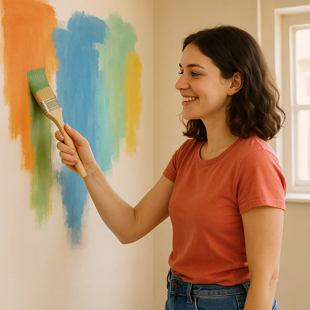 With a Paintbrush in Hand
