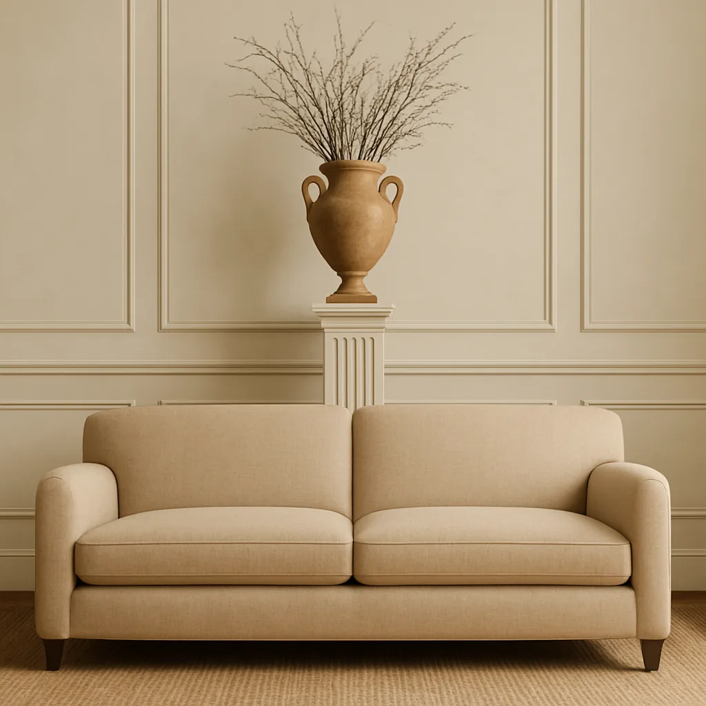 Decorative Vase Resting on a Pedestal
