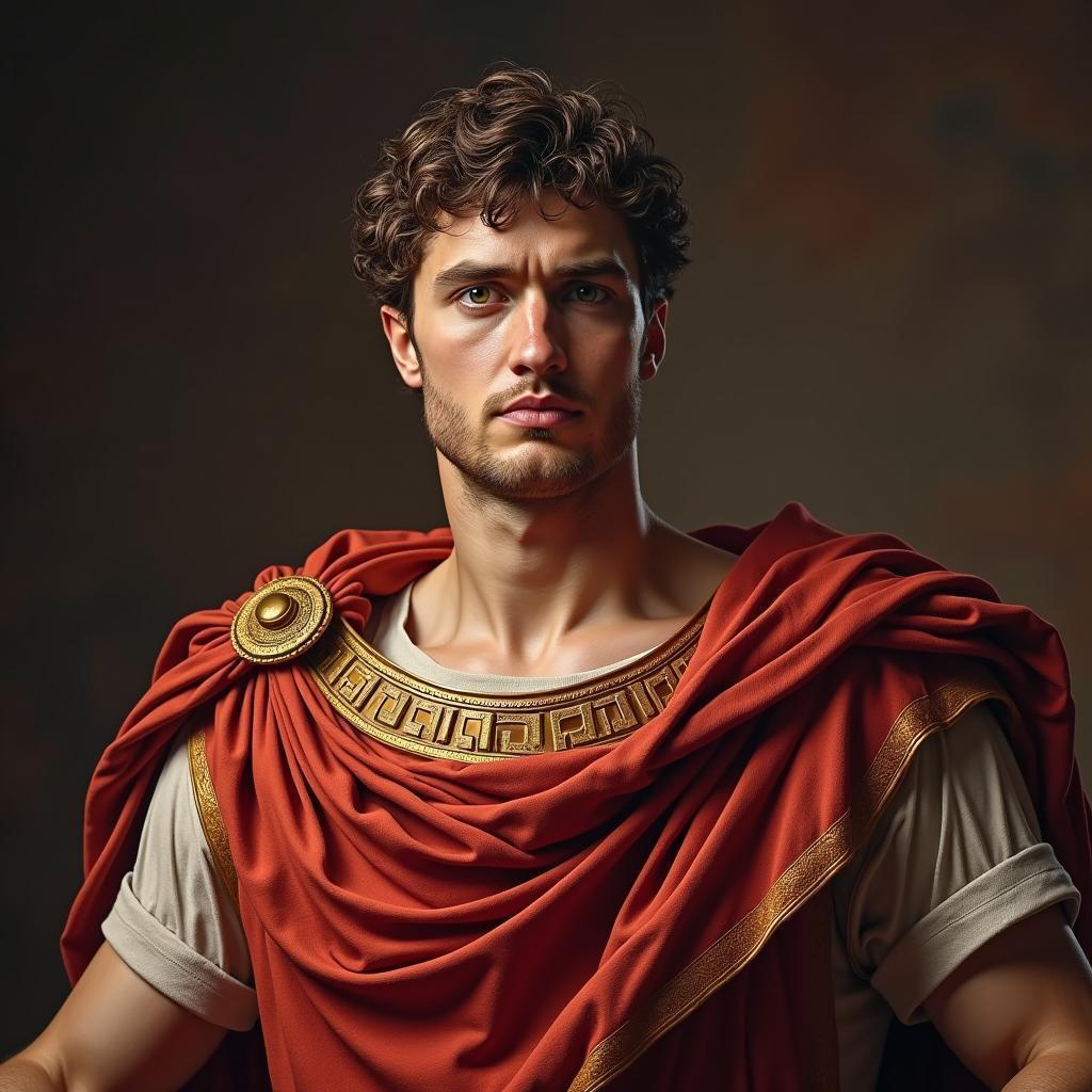 Caesar Augustus Reborn in Hyper Realistic Digital Art