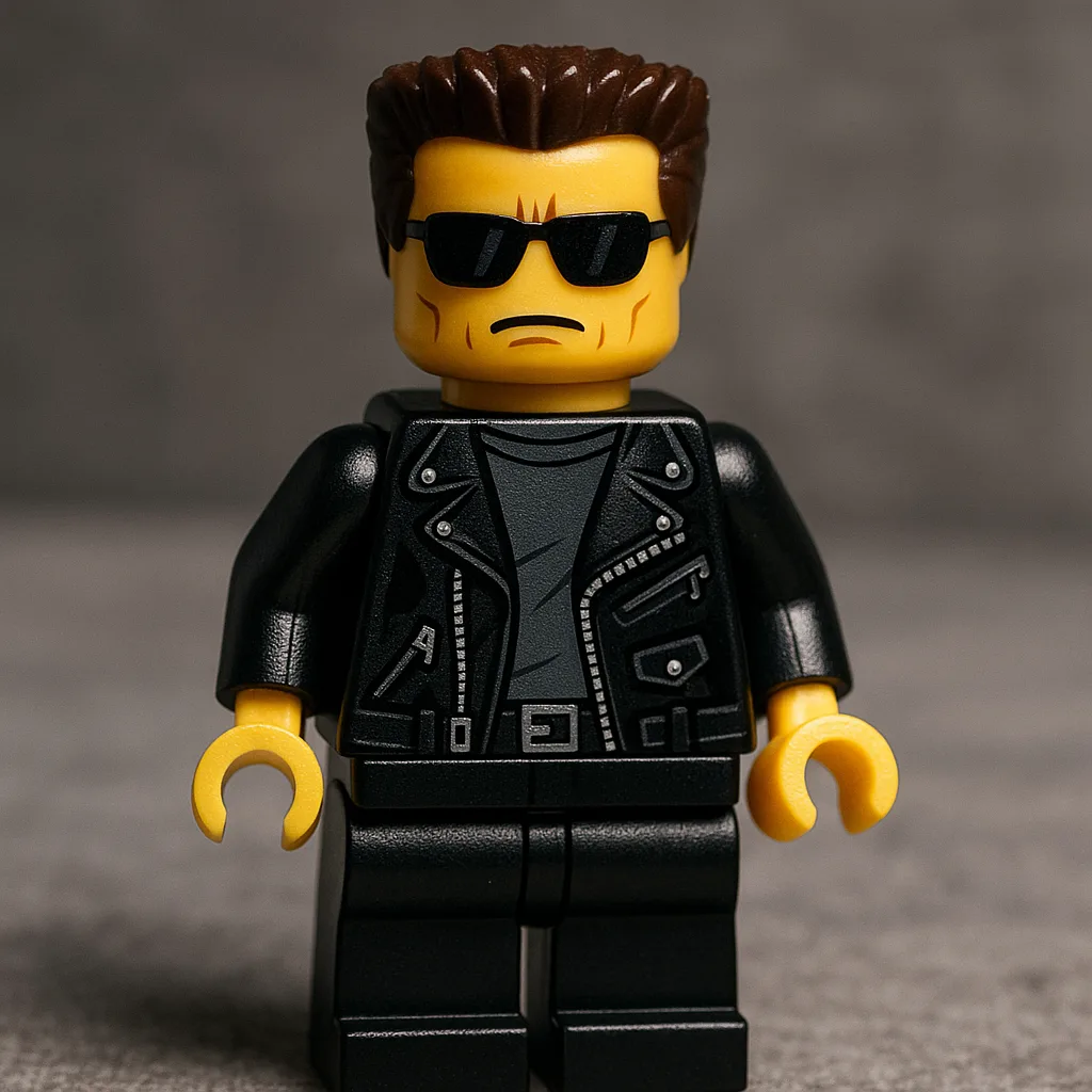 Lego Minifigure Modeled After Arnold Schwarzenegger