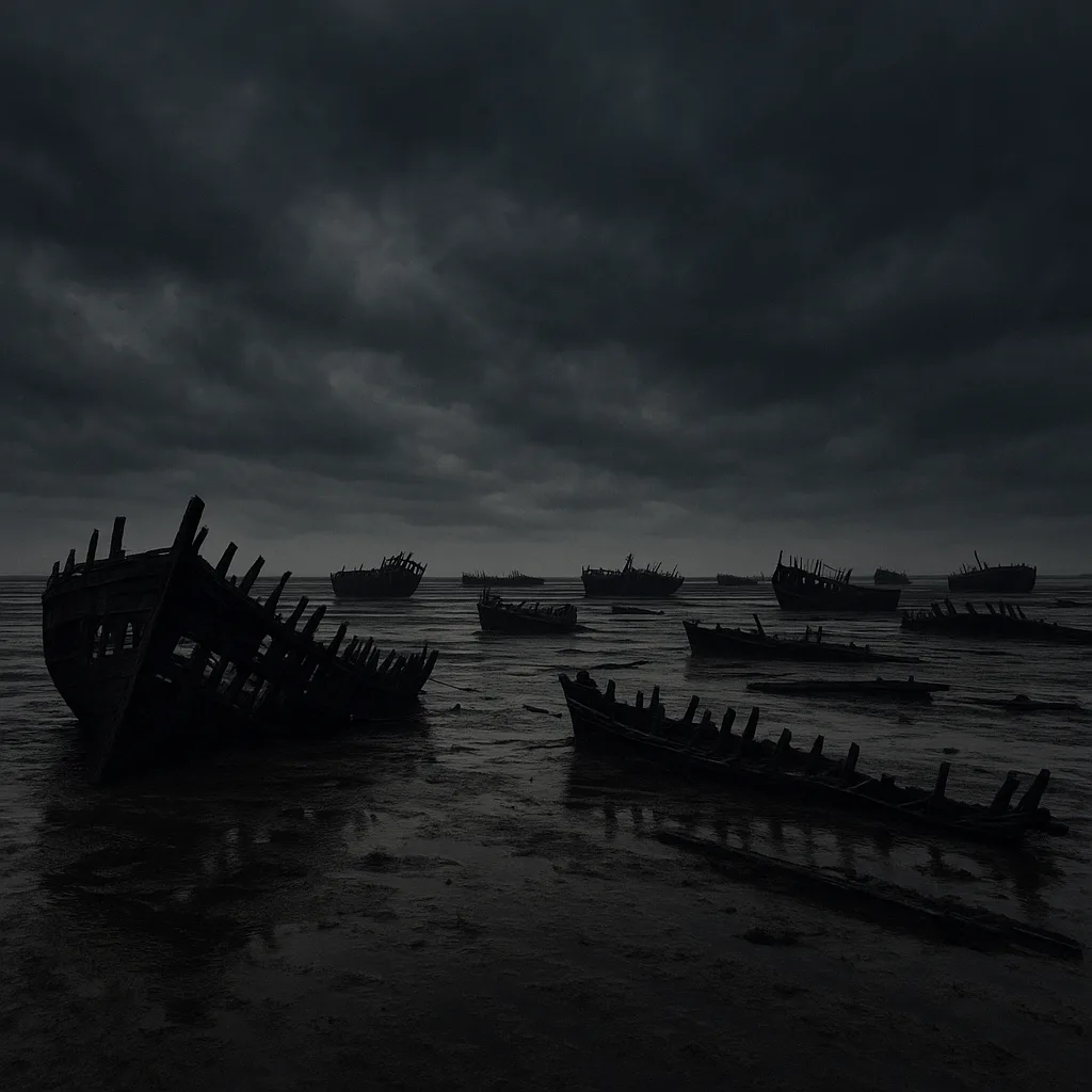 Numerous Derelict Shipwrecks