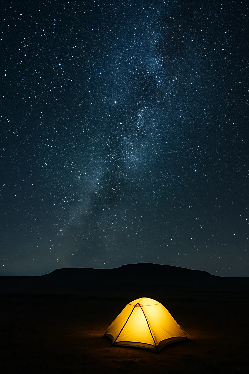 Vast Expanse of Shimmering Stars Dominates the Night Sky
