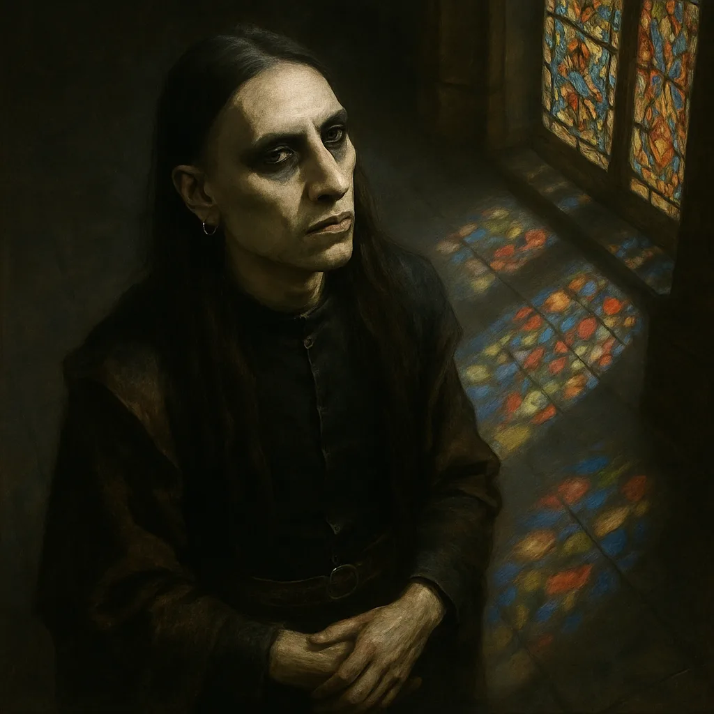 Solitary Figure of Indigenous Native American Descent