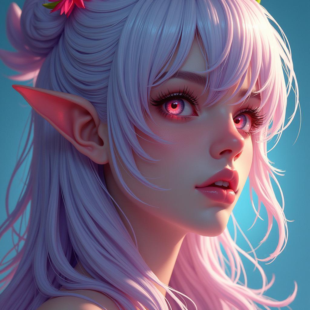 Cosmic Fairy Glowing in Artgerm Digital Style