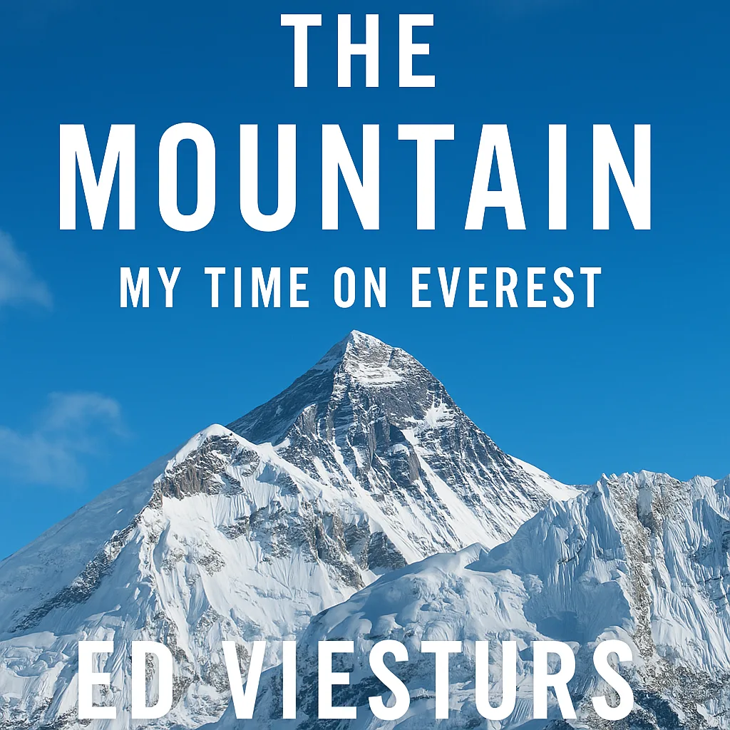 Snow-covered Mountain Peak Surrounded by a Blue Sky