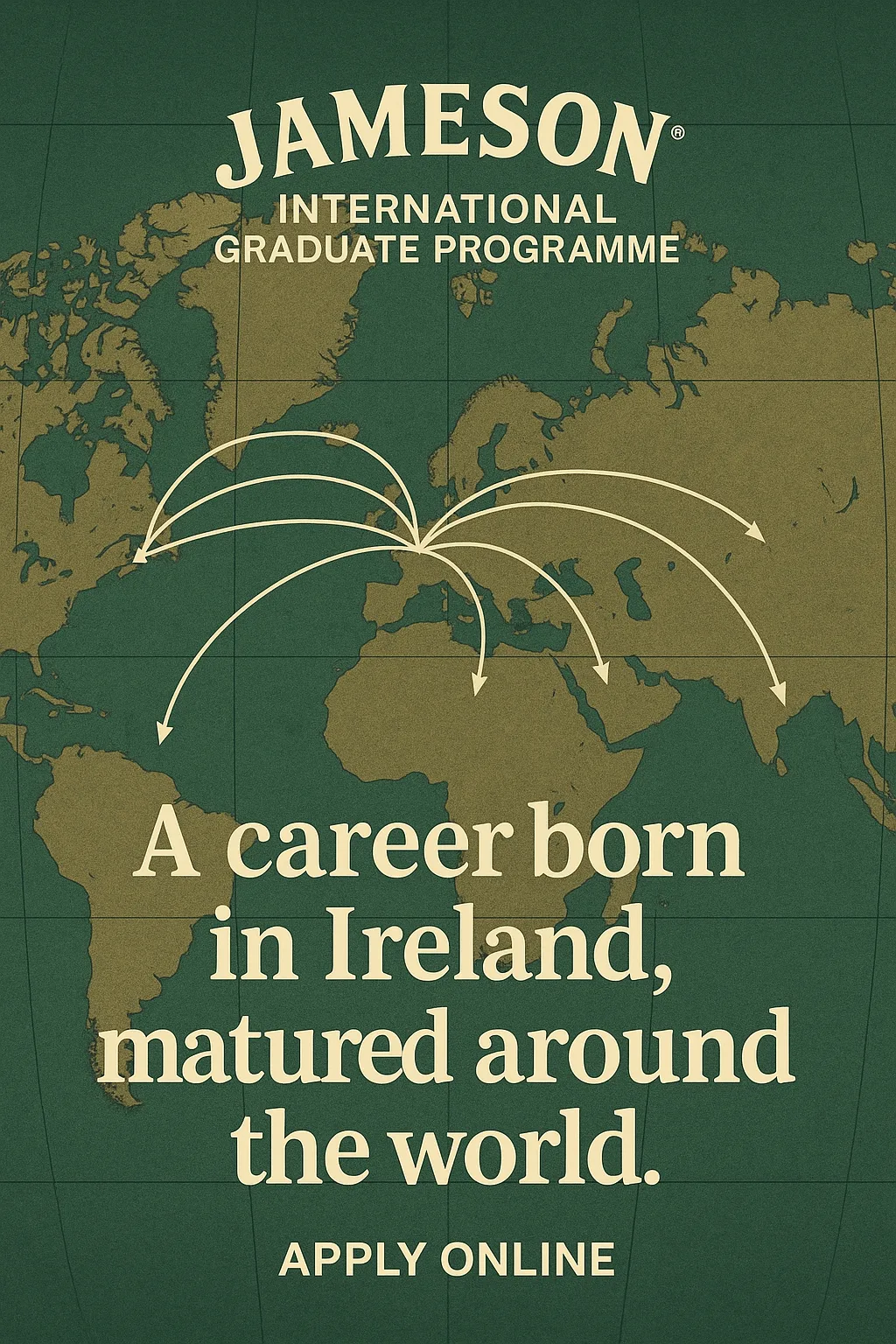 Advertisement for Jameson International Graduate Programme