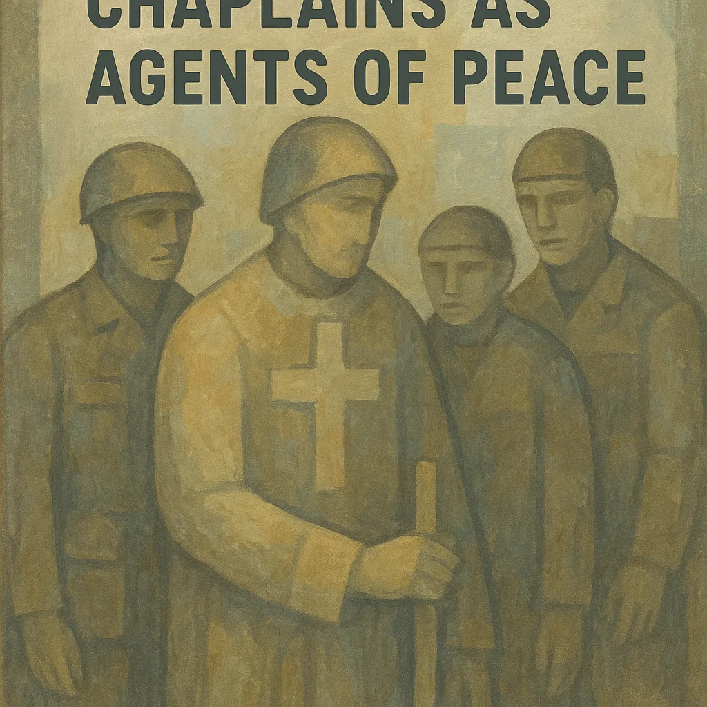 Book Cover Featuring the Title "Military Chaplains