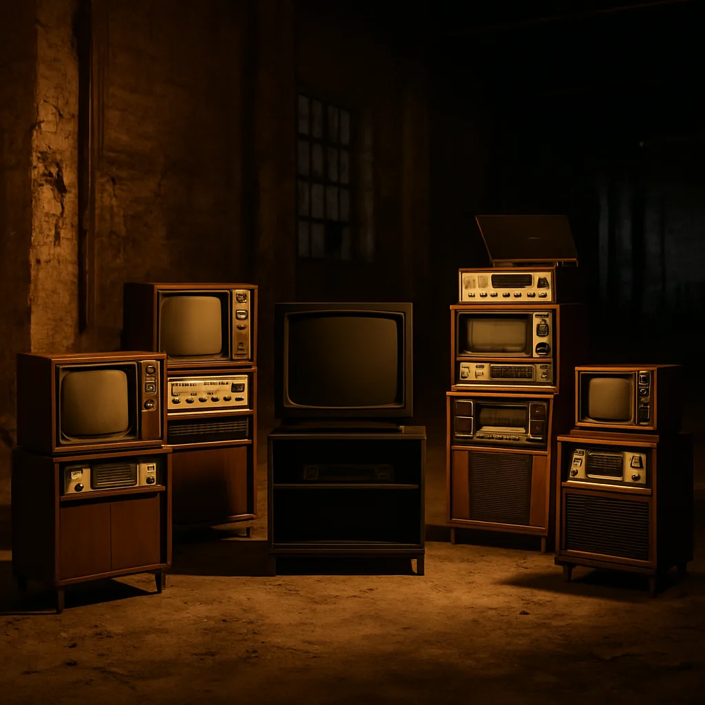 Eclectic Array of Entertainment Centers