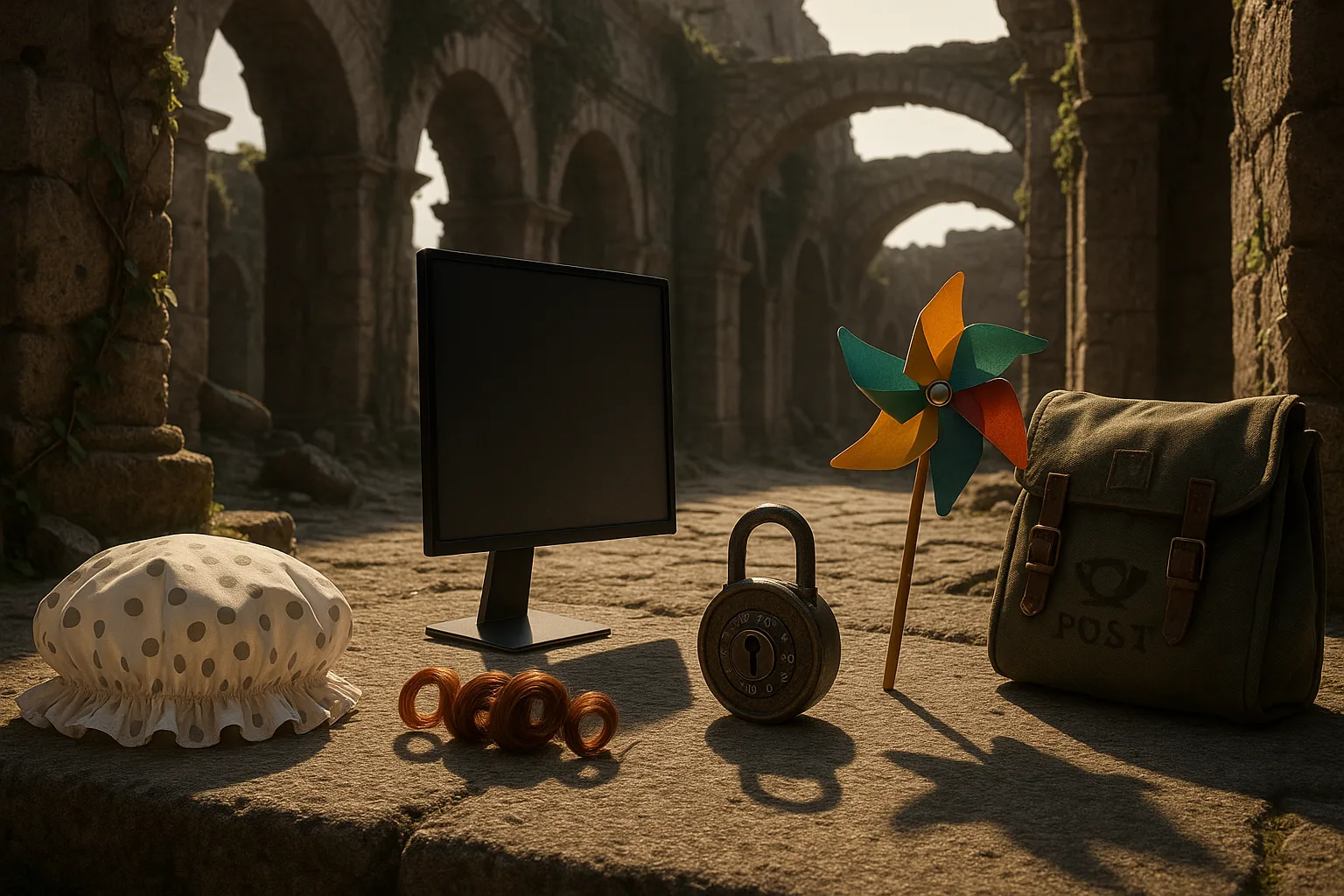 Within Ancient Roman Ruins