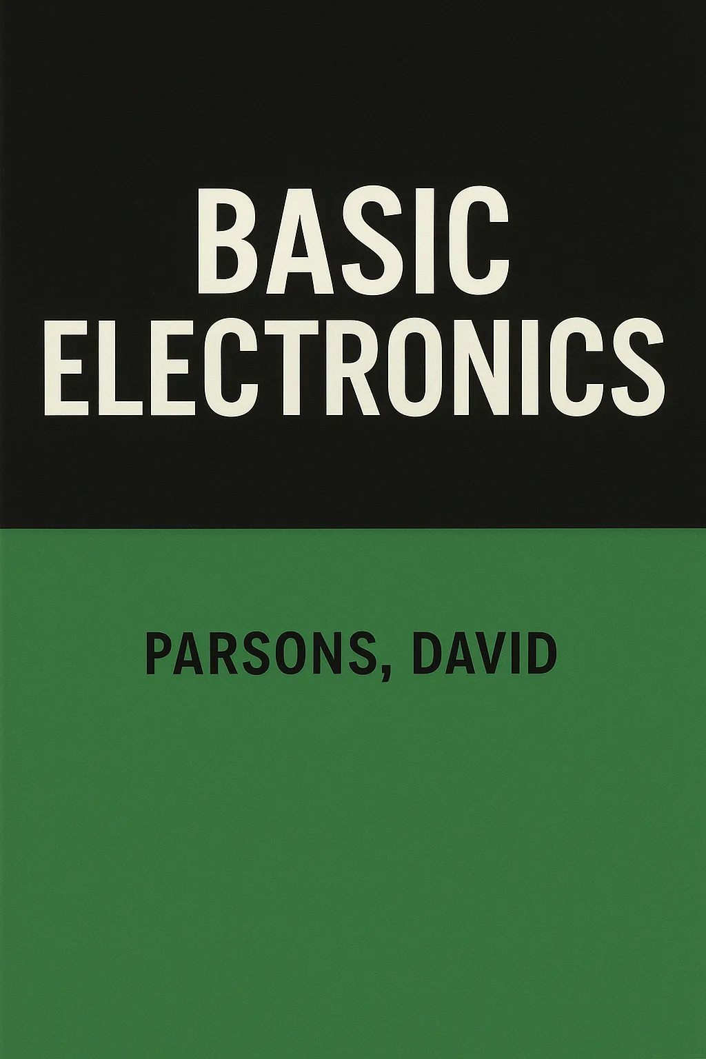 Textbook Cover with a Black Upper Half