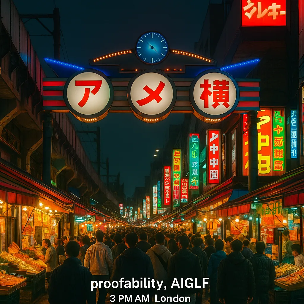 Lively Tokyo Market Shining Brightly